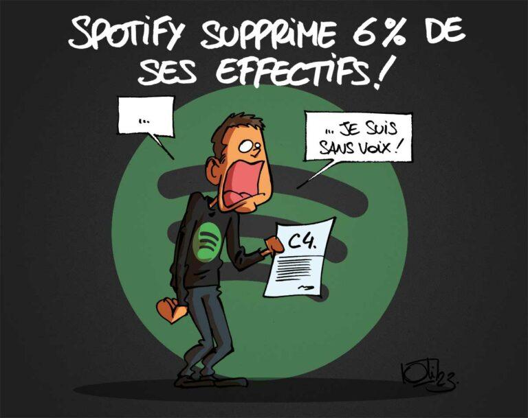 Spotify Supprime 6% De Ses Effectifs ! | Les Humeurs D'Oli