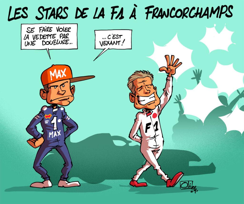 Brad Pitt et Max Verstappen, stars de la F1 !